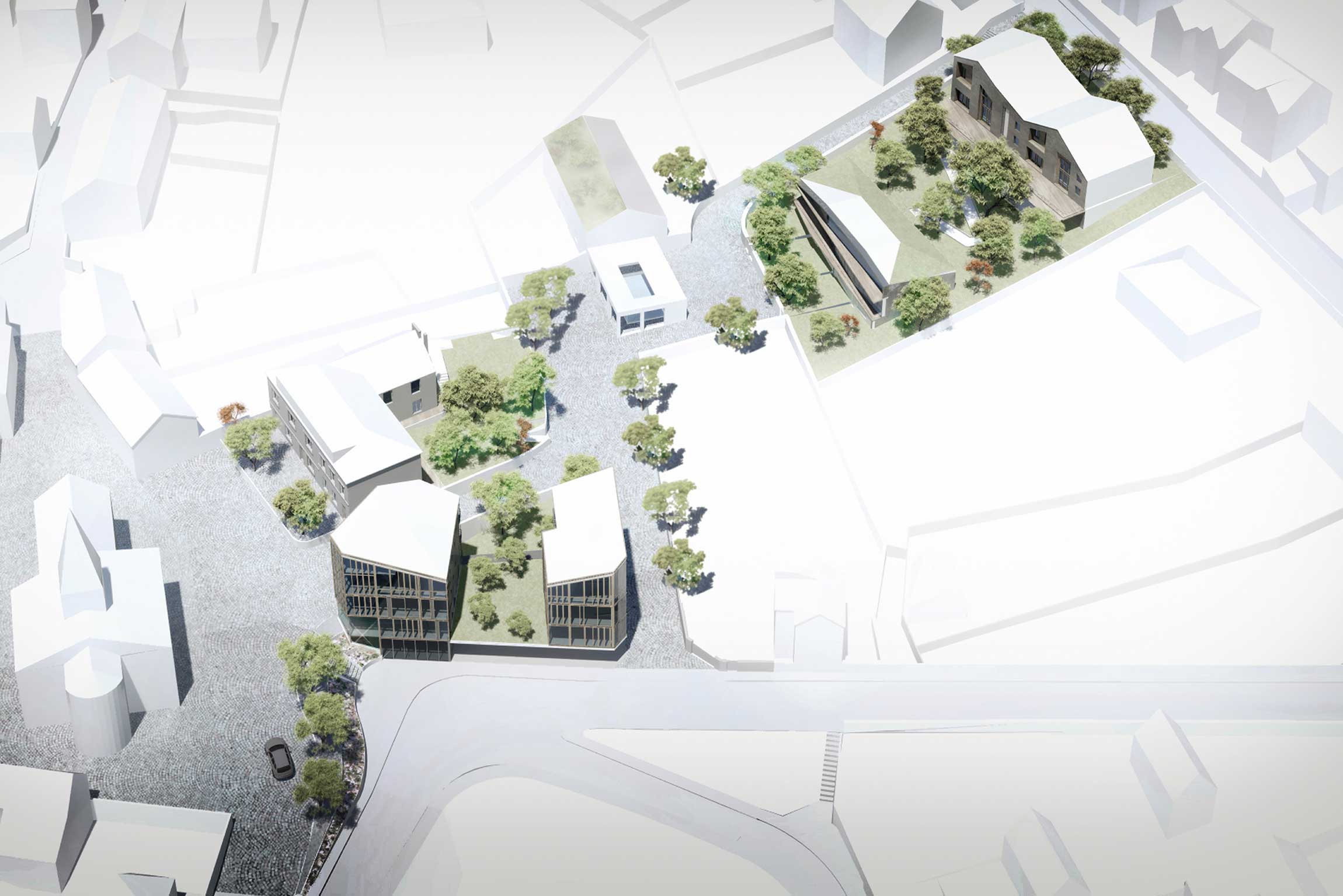 visuel du projet dans la ville