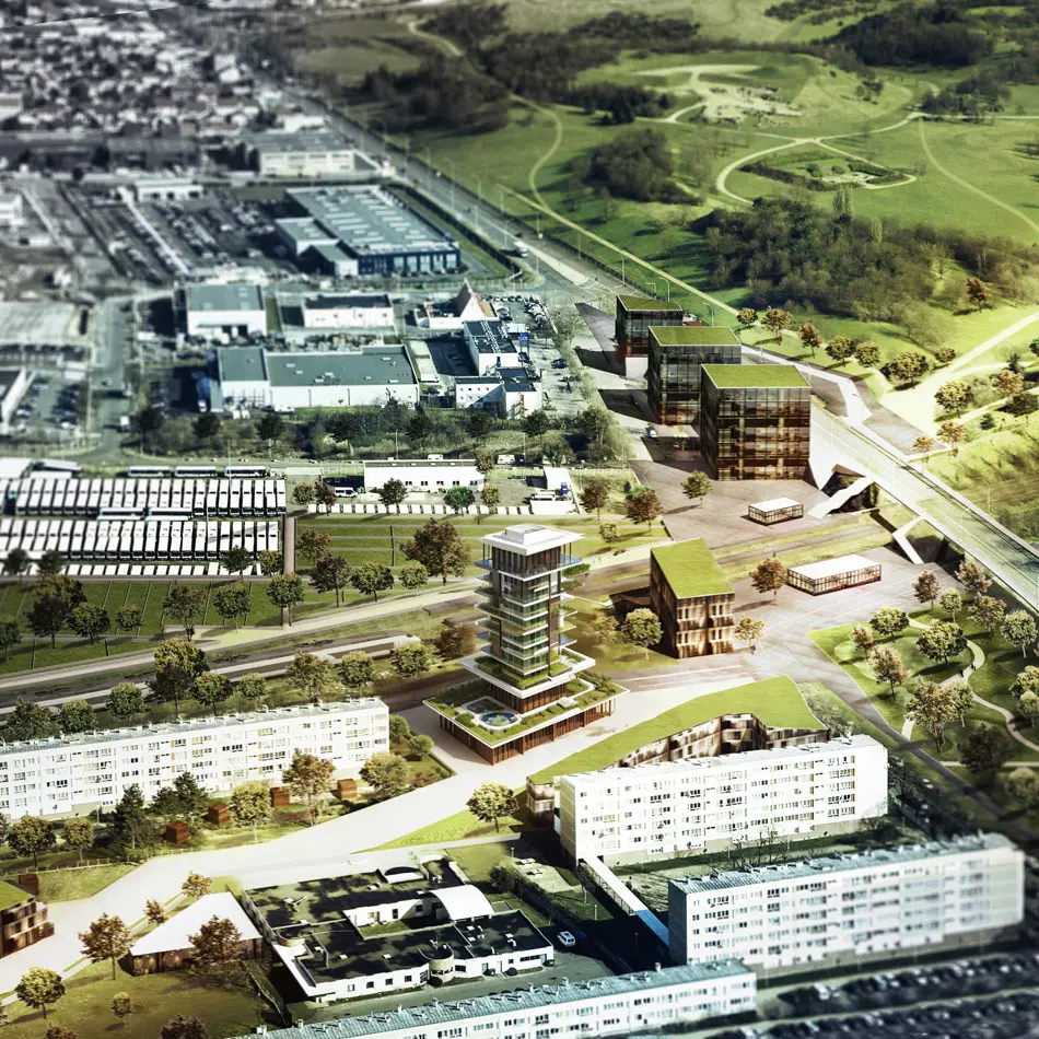 Projets d'aménagements urbains réalisés par l'agence TMCK